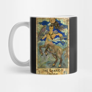 The Chariot. Major Arcana Tarot Card. Mug